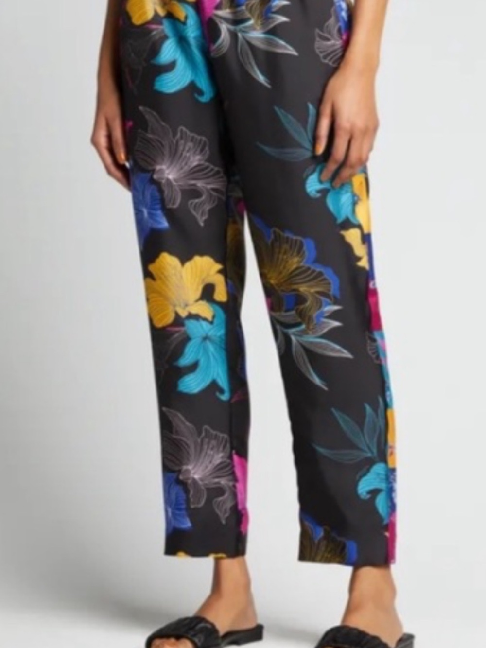 Kobi Halperin silk Berti pants and blouse set small